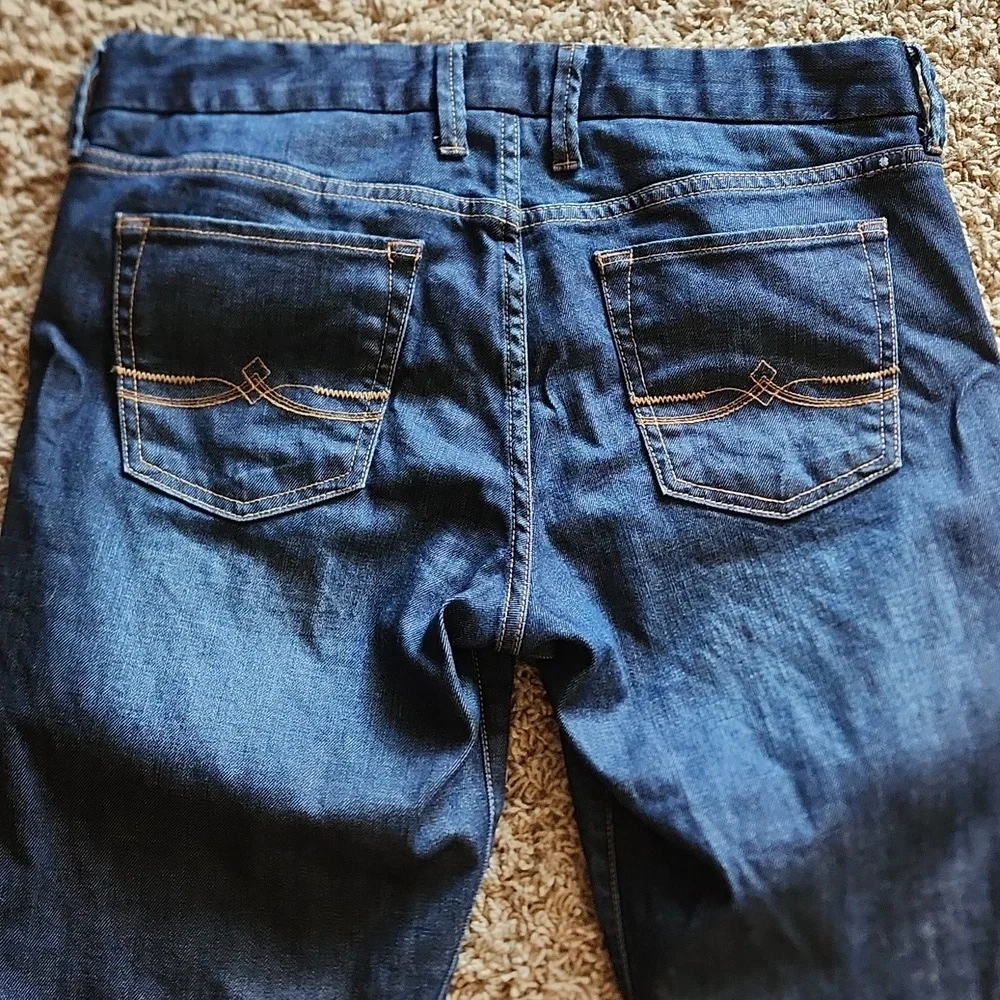 LUCKY BRAND womans size 8 dark wash capri - Picture 6 of 7